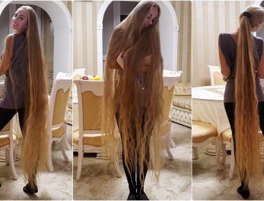 Μια πραγματική Ραπουνζέλ - Έχει κόψει τα μαλλιά της μόνο μία φορά στην ζωή της (φωτο)